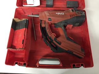 Hilti GX 120-ME Gas Driven Fastening Tool c/w (2) Gas Canisters.