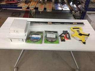 Quantity of Assorted Lightbulbs, (2) Recessed Light Hole Saws, LED Expander Module, Multi Dwelling Unit System, Etc.