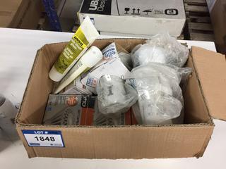 Quantity of Flush Mount Light Fixtures & LED Dimmable 17W Bulbs.