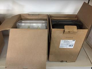 (2) Cooper Lighting Wall Mount Luminaire LED.