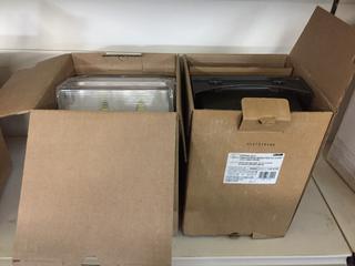 (2) Cooper Lighting Wall Mount Luminaire LED.