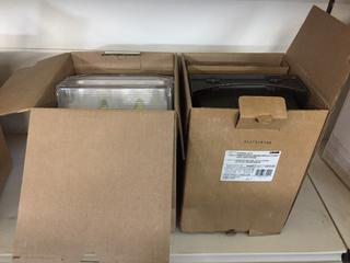 (2) Cooper Lighting Wall Mount Luminaire LED.