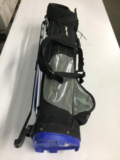 Right Handed Golf Clubs, (2) Irons & (1) Putter c/w Spalding Bag.