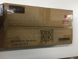 Black End Table.