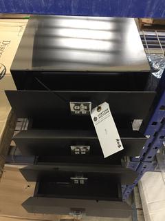 (2) 2 Drawer Soft Close Small Cabinets, 20" x 14" x 9".