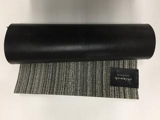 Charcoal Indoor/Outdoor Mat, 2' x 3'.