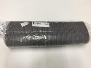 All-Purpose Mudroom Hand-Braided Harbour Grey Indoor/Outdoor Area Rug-Runner - 2' x 7'.