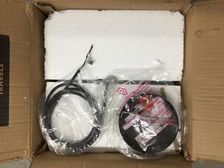 Clear Hanging Ceiling Light, 9.5" D x 9.5" H x 1' L, Hem # LDPD2113.