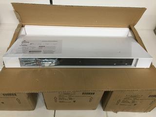 White Floating Shelf, 24"L x 9 1/2"W x 2"H.