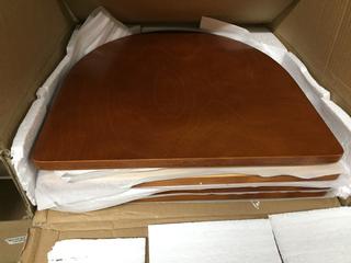 (8) Cherry Wood Seats for Chair/Barstool.