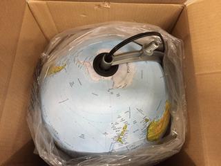 Charlton Home Raised Relief Illuminated Desk Globe..