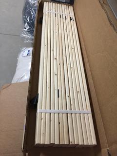 (2) 29" W Wood Slats, Unknown Length.
