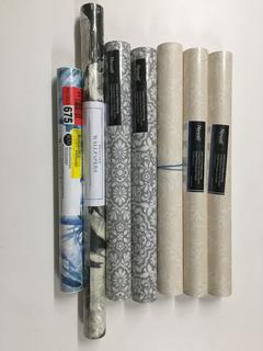 Quantity of Asst. Wallpaper & Various Tubing.