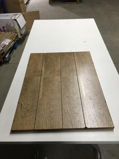 End Table - Wood & Metal - Unknown Dimensions.