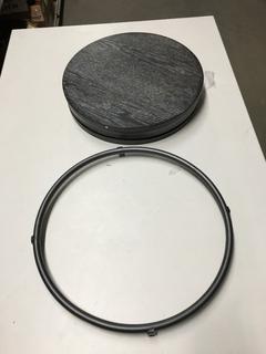 Portland Metal Counter Swivel Stool Color Gun Metal Finish.