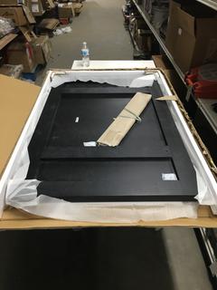 Carolina Table Florence Antique Black 30"x48" Trestle Dining Table.