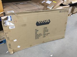 Grey Dining Table - Unknown Dimensions.