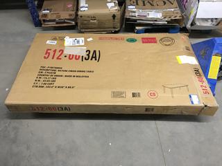 Nature Finish Dining Table - Unknown Dimensions.