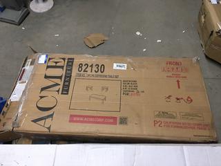 3-Piece Black Coffee/End Table Set - Unknown Dimensions.