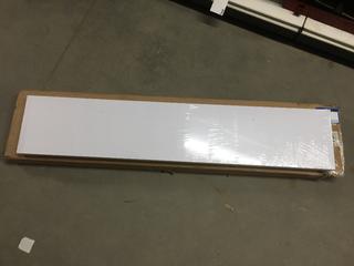 White Mission Floating Shelf - 47 1/4"x9 1/4"x2".