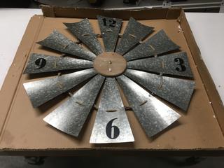 Brevan Decorative Wall Clock - 28" D.