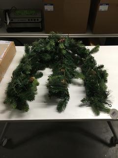 Christmas Light Up Acorn Garland - Battery Operated.