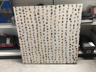 Canvas Wood Framed Art Print 40"x40".