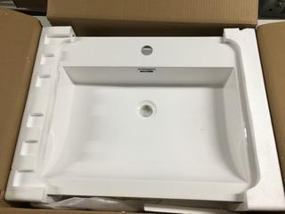 Fresca Nano 24" Integrated Sink - White.