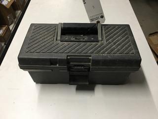 Tool Box w/Electrical Conduit & Misc. Hardware.