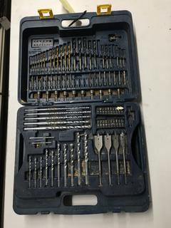 Mastercraft Hammer Drill Bits w/Case. No Drill.