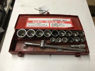 Powerfist Socket Wrench Set - Incomplete.