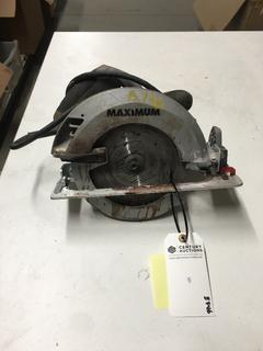 Maximum 7" Circular Saw.