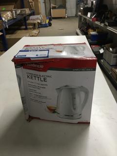 Sunbeam Cordless Electric Kettle.