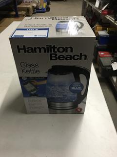 Hamilton Beach 1.7 Litre Glass Kettle.