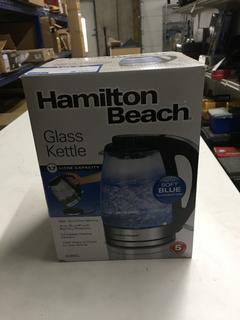Hamilton Beach 1.7 Litre Glass Kettle.