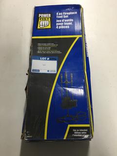 Powerfist 4 Pc. Fireplace Tool Set.