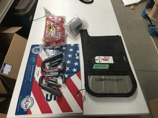 (2) Zone Timer Connectors, Pair of Daystar Universal Shock Absorber Boots, Front Grabbers 1001 Fits Jeep Wranglers 2007 and Above & (2) Cap-It.com Mud Flaps.