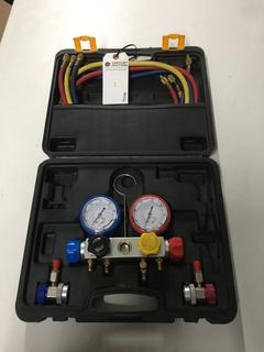 AC Manifold Gauge Set 4-Way.