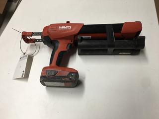 Hilti Cordless Epoxy Gun c/w Battery. No Charger.