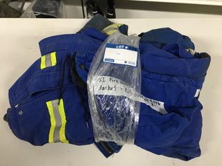 Fire Retardant Jacket & Bib Overall Size  XL.