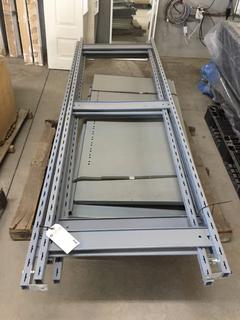 Metal Racking. Approximately 84" x 48" x 25".