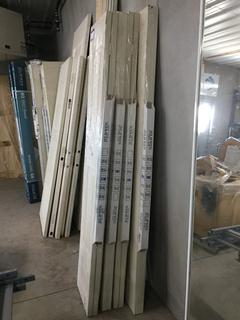 (4) Jeldwen Assorted Bi-Fold Doors, 2/6 30" x 79 1/4" - Damaged.