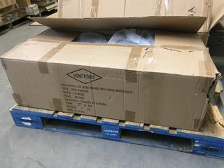 Wooden Wagon Planter, Green, Unknown Dimensions.