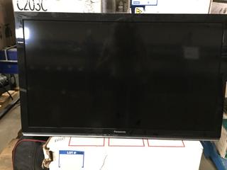 32" Panasonic LCD TV w/ Power Cord, No Remote.