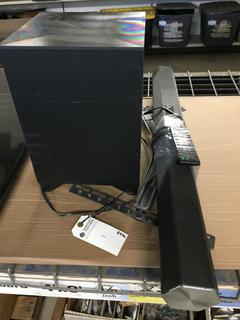 SONY Sound Bar w/ Sub Woofer & Remote Control.