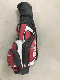 Wilson Golf Clubs w/ Wilson Golf Bag.