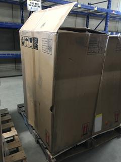 Set of (2) Wicker Chairs w/ Black Legs, 18.90W x 24.40D x 40.15H.