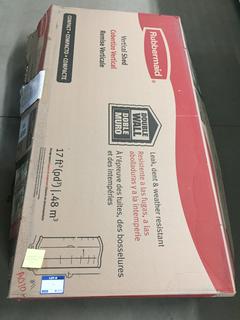 Rubbermaid 17 cu Feet Vertical Storage Shed.