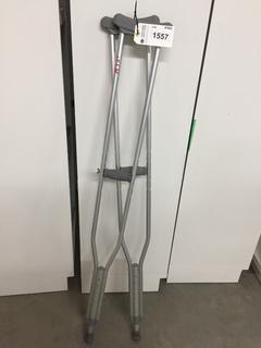 Pair of Crutches.