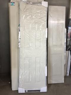 Bostonian Sliding Closet Door, 5/8" Steel Frame. Fits Opening of 80" to 81 1/2".